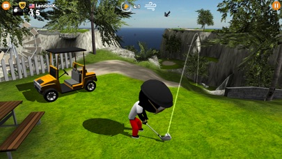 Stickman Cross Golf Battle screenshot 2