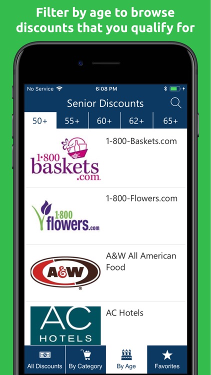 Senior Discounts & Coupons