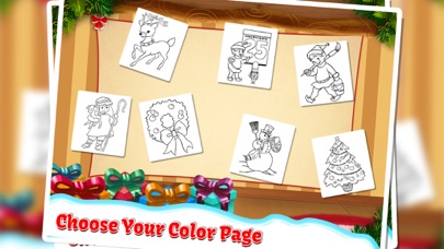 Christmas Coloring Book Game screenshot 2