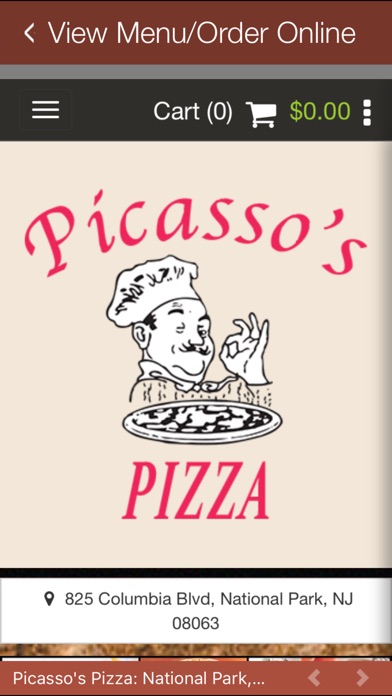 Picasso's Pizza - NJ screenshot 4