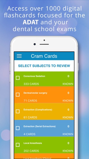 ADAT Oral Surgery Cram Cards(圖1)-速報App