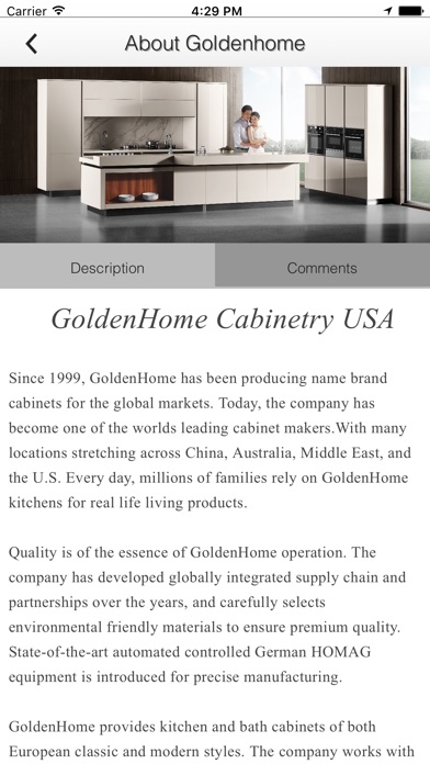 GoldenHome Cabinetry screenshot 3