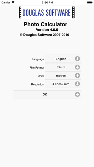 Douglas Photo Calculator