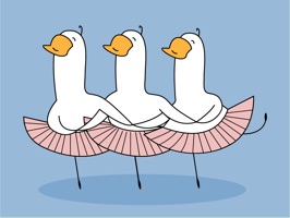 Duck Ballet Dancer Animated