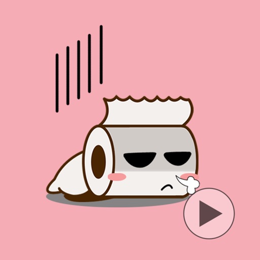 Cutie Toilet Roll StickGIFs icon