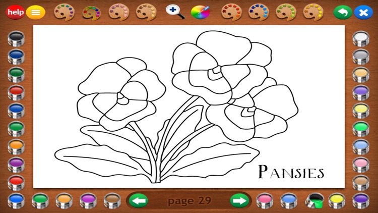 Coloring Book 4 Lite: Plants
