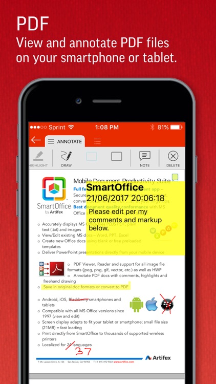 SmartOffice - Document Editing screenshot-4