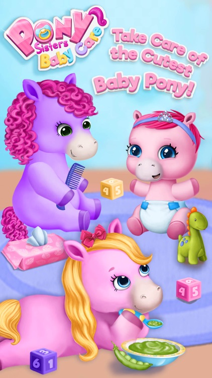 Pony Sisters Baby Horse Care - No Ads screenshot-0