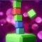 Stack up the blocks and build the tower through the sky as highest as possible