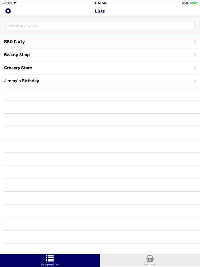 ‎Grocery/Shopping List Pro Screenshot