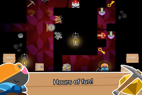 Moe Miner: fun puzzle game. screenshot 2