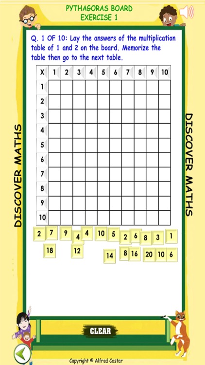 Montessori Pythagoras Board