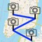 RouteMyPhotos enables you to recreate a journey you took using the photos you took on that journey