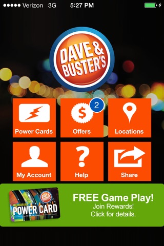 Download Dave & Buster's Charger app for iPhone and iPad