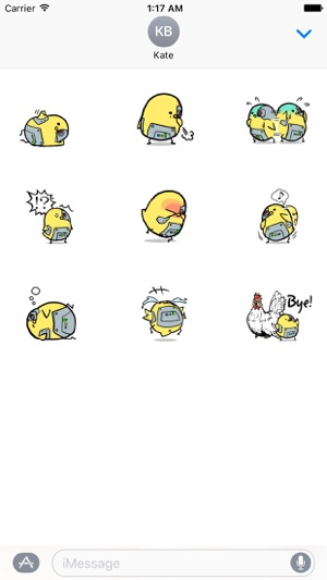 Chick-Commander Robot Sticker(圖3)-速報App