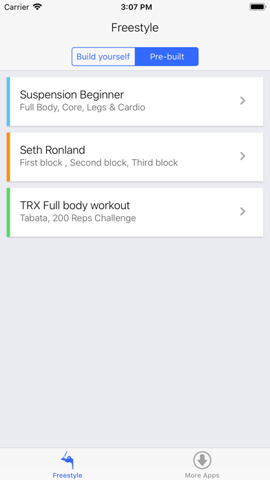 Virtual Trainer Suspension Virtual Trainer Suspension