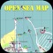 Nautical information such as seamarks and nautical lights are shown on OpenSeaMap