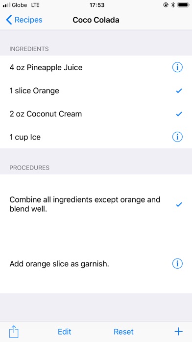 Cooking Checklist screenshot 3