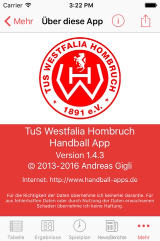 TuS Westf. Hombruch Handball screenshot 4