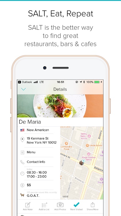 SALT - Find Better Restaurants
