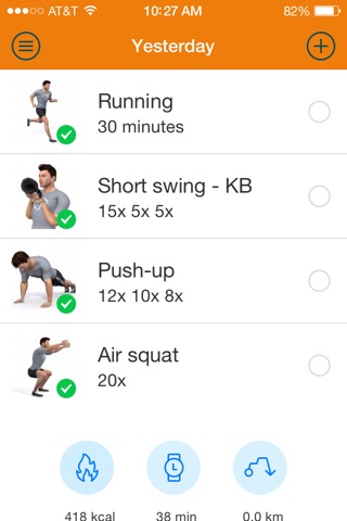 Erasmus Sport Fitness App screenshot 2