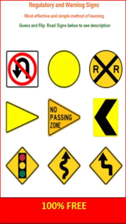 RI DMV Road Sign Flashcards screenshot-3