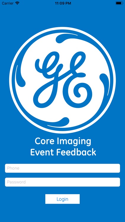 GE Core Imaging Event Feedback