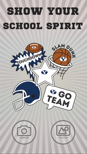 BYU Cougars Selfie Stickers