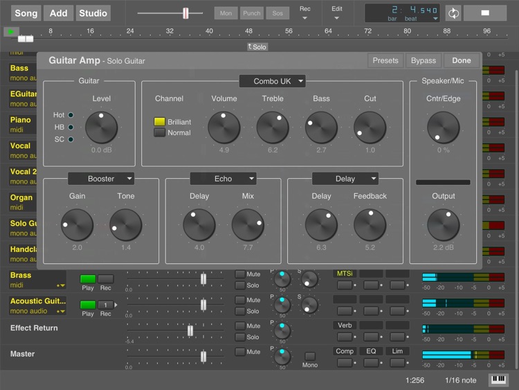 MultitrackStudio for iPad
