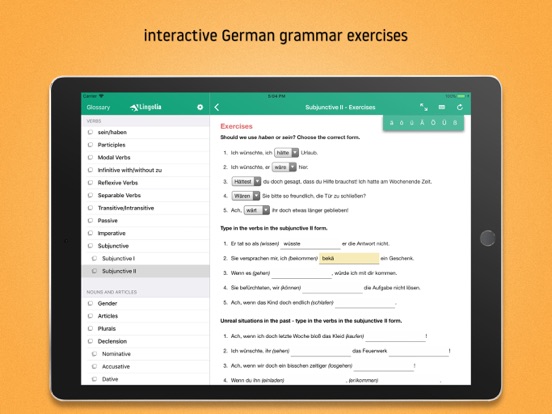 Lingolia German Grammar screenshot 3