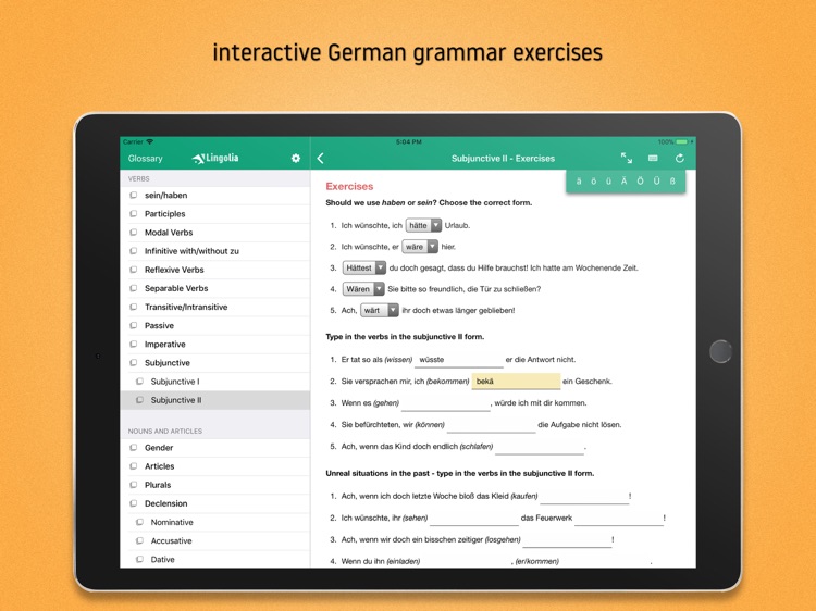 Lingolia German Grammar