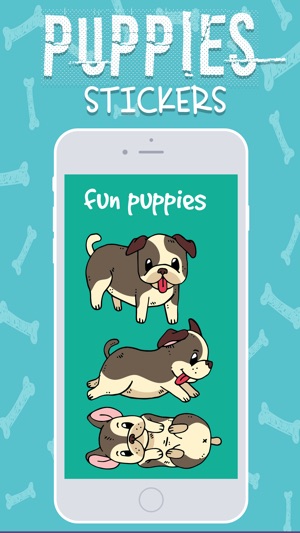 Cute Puppies Stickers!(圖1)-速報App