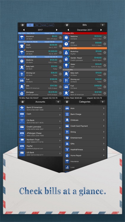 Bills Monitor Pro screenshot-4