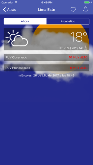 Meteorología Perú(圖3)-速報App