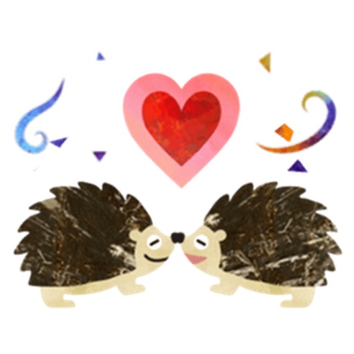 Cute Hedgehog - Hedgmoji Sticker icon
