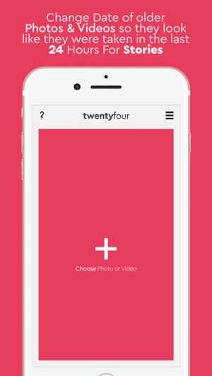 TwentyFour - Upload Stories