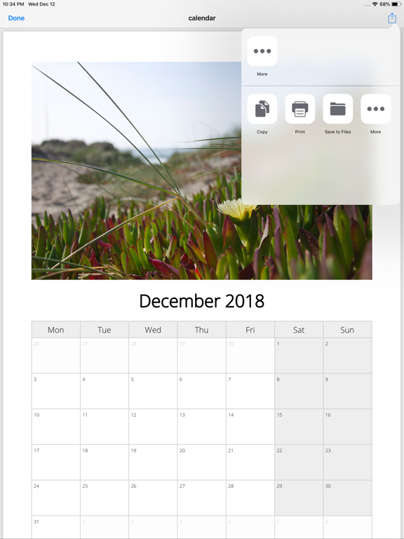 Pically – PDF Calendar Maker screenshot 4