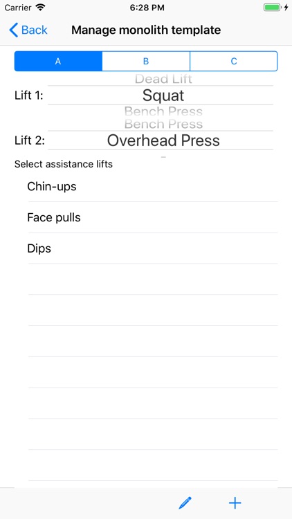 5/3/1 Workout logger - 531