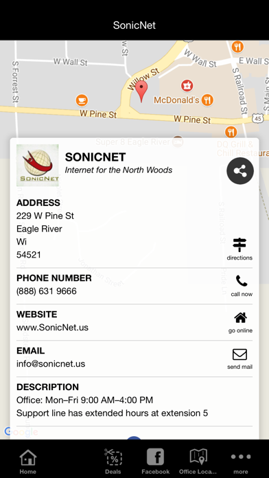 SonicNet screenshot 2