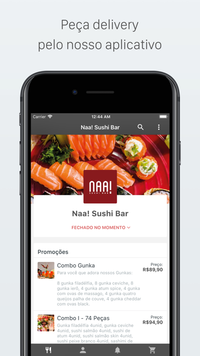 How to cancel & delete Naa! Sushi Bar Delivery from iphone & ipad 1