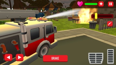 911 Fire Brigade Truck Driving screenshot 2