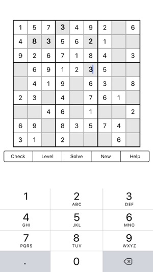 SUDOKU GAME APP