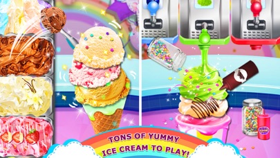 Rainbow Unicorn Ice Cream Game screenshot 4