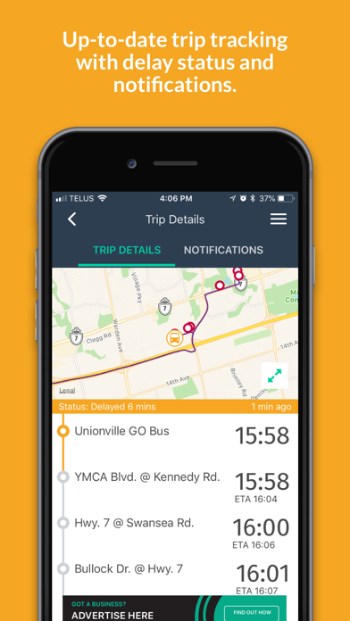 HopOnGo - GO Transit App screenshot 3