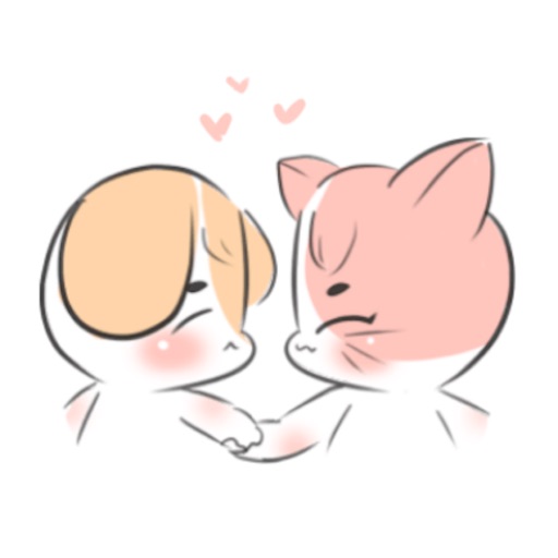 Friend Dog And Cat Stickers icon