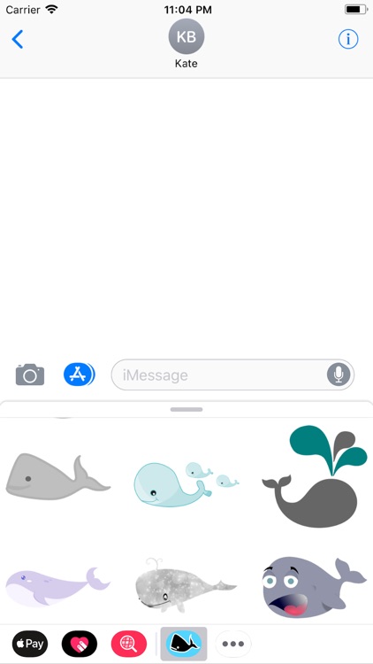 Whale Cartoon Sticker Pack screenshot-6