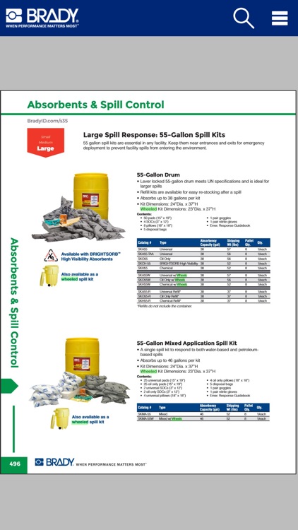 Brady North America Catalogs