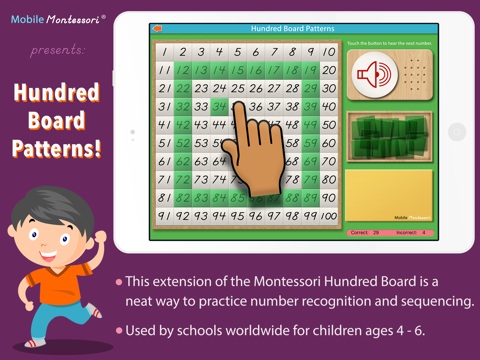 100 Board Counting Patterns - náhled