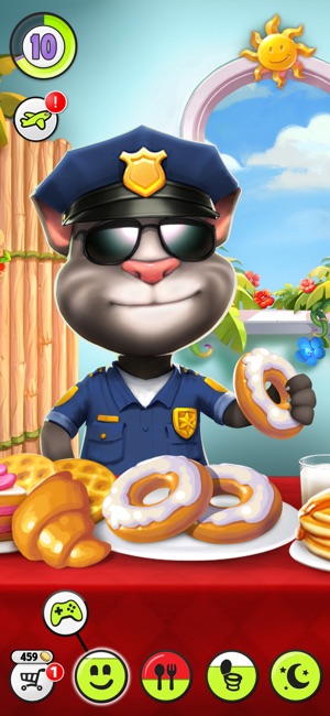 my talking tom on the app store screenshots