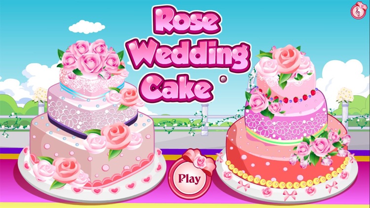 Rose Wedding Cake Cooking Game screenshot-1